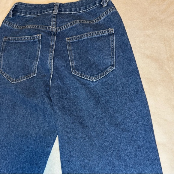 SHEIN Dark Blue Straight Leg Jeans - Picture 7 of 7